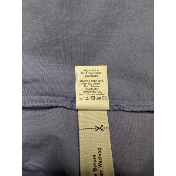 NWT Madewell Embroidered Breeze Cotton Dress Lightweight Resort Boho Blue XXS - Picture 11 of 13